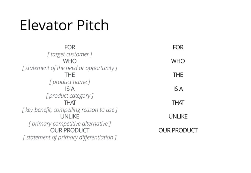 Elevator Pitch