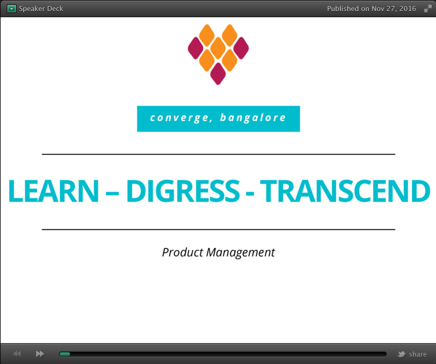 You are currently viewing SpeakerDeck: Shuhari – Learn – Digress – Transcend
