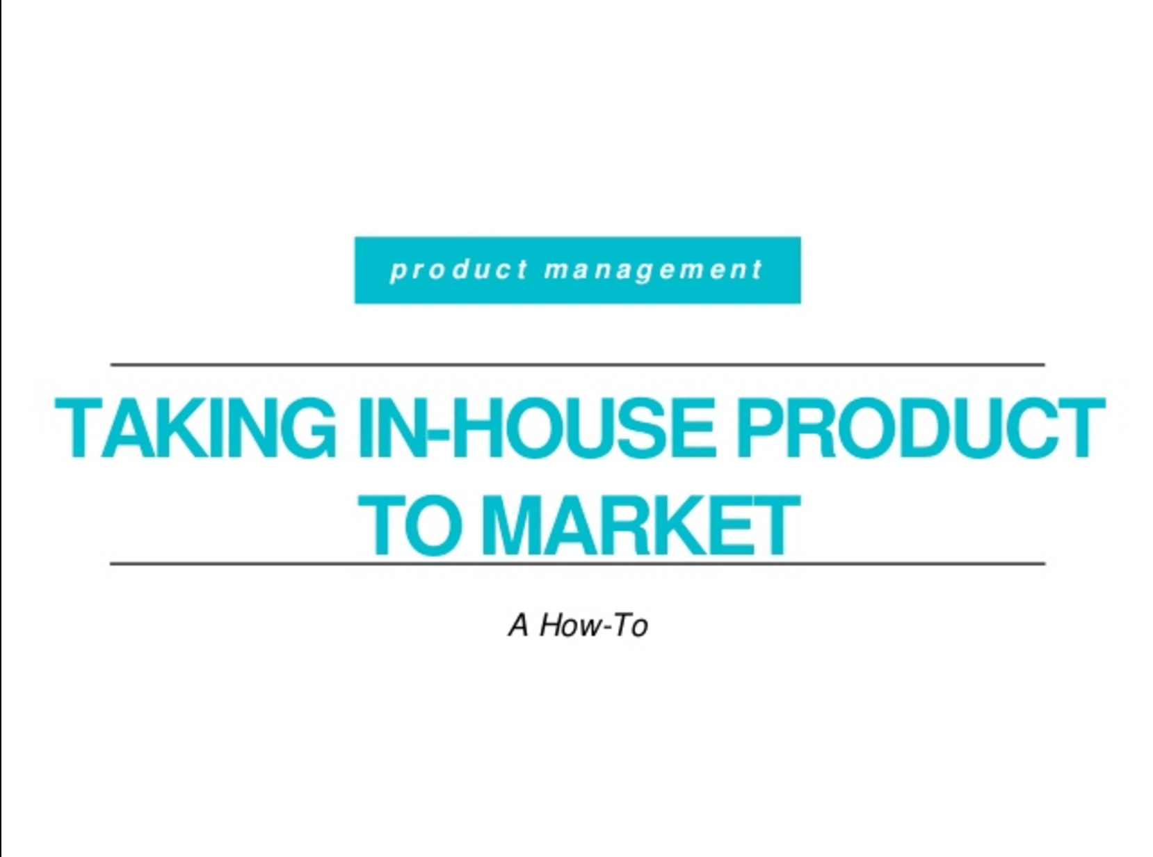 Read more about the article SlideShare – Taking In-House Product to Market