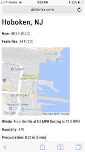 Current Weather Location using Wunderground Google Static Map APIs