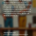 Guest on thinkbigcodesmall.io Podcast on EEBO Metrics