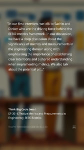 Read more about the article Guest on thinkbigcodesmall.io Podcast on EEBO Metrics